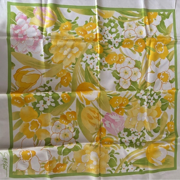 Vintage Avon SM Kent Floral Scarf - Picture 1 of 4